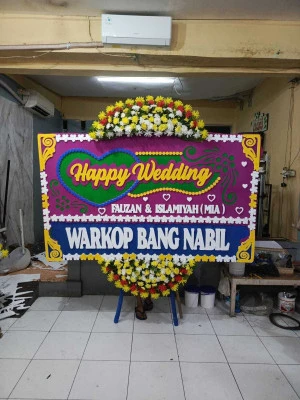 Papan Bunga di Jatinegara Jakarta Timur