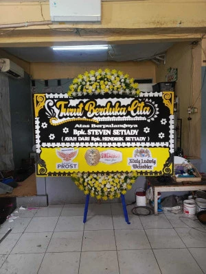 Papan Bunga di Jatinegara Jakarta Timur